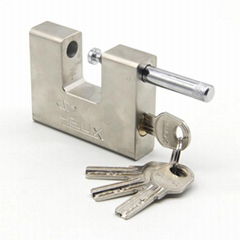 63mm double plate shackel padlock rectanglular Door Locks