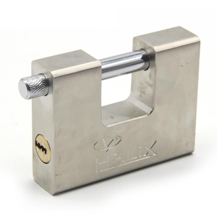 63mm double plate shackel padlock rectanglular 4