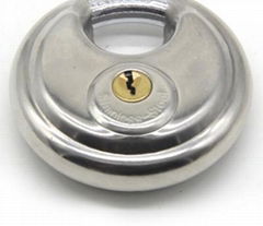 Stainless Steel Heavy Duty Round Disc Padlock Door Lock