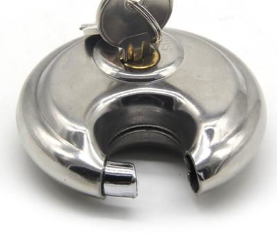 Stainless Steel Heavy Duty Round Disc Padlock 3