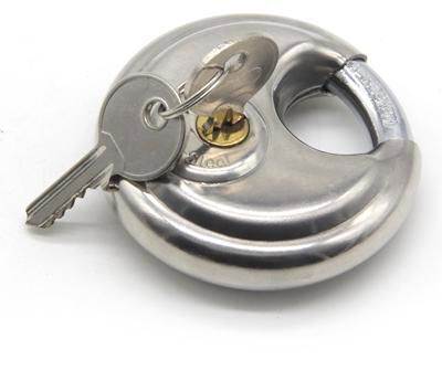 Stainless Steel Heavy Duty Round Disc Padlock 4