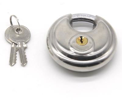 Stainless Steel Heavy Duty Round Disc Padlock 5