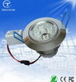 Comercial use CE ROHS led ceiling light super birght 400lm 4w ceiling light led