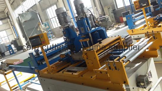 Swing shear step lap transformer core cutting machine