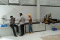 India client buy transformer core cutting machine,training