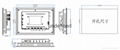 W7-1041、W7-1041-GW觸摸屏尺寸圖