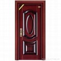 High quality metal door iron door steel security door 1