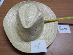 Seagrass Straw Hat Pinched Crown