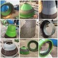 ceramic insert crusher mantle / concave