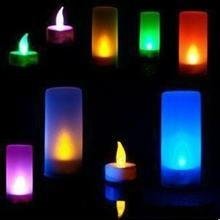 電池供電的LED閃爍的蠟燭