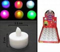 Battery Operated Led flicking Tea Light Candle/Votive Candle 5