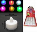 Battery Operated Led flicking Tea Light Candle/Votive Candle