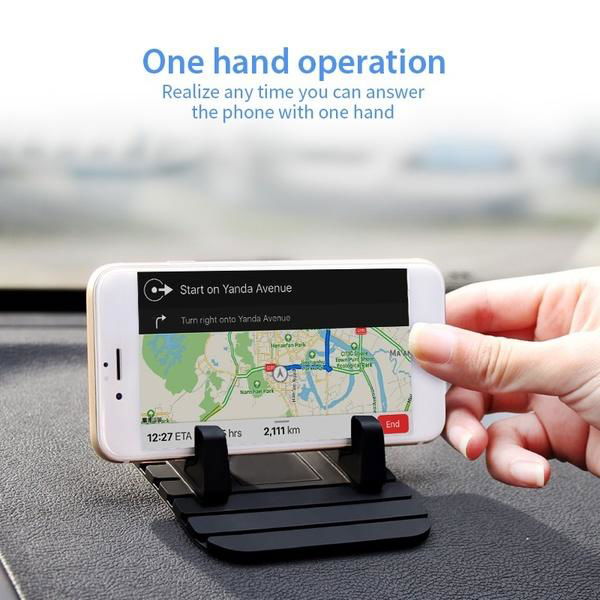 Anti-slip Car Silicone Holder Mat Pad Dashboard Stand Mount For Phone GPS Bracke 3