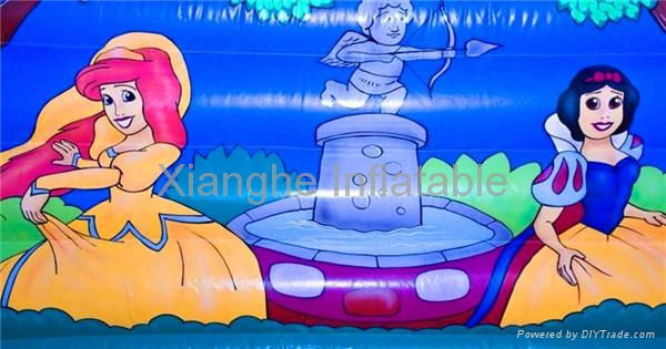 Adult princess bouncy castle 3