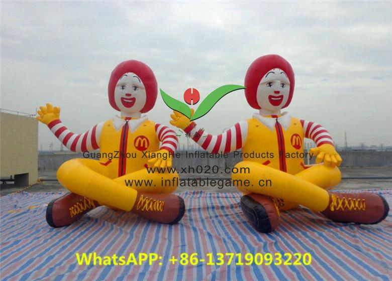 New double inflatable McDonald's cartoon characters balloons