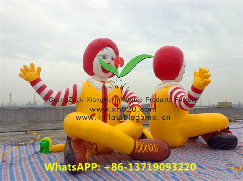 New double inflatable McDonald's cartoon characters balloons 2
