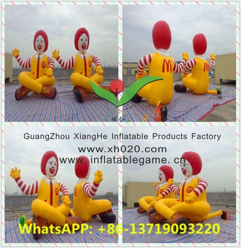 New double inflatable McDonald's cartoon characters balloons 5