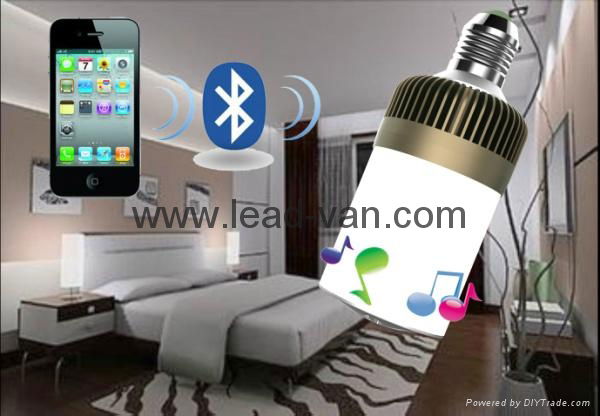 Bluetooth  Speaker With Led Light Bulb