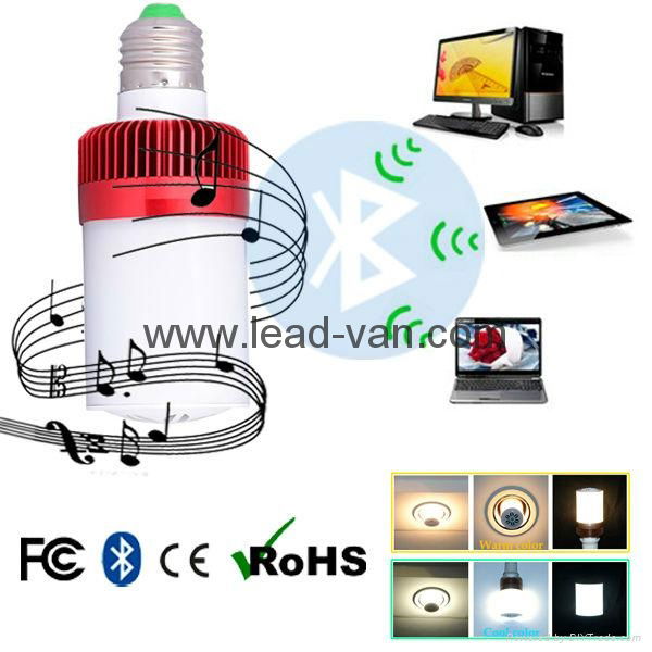 Bluetooth  Speaker With Led Light Bulb 3