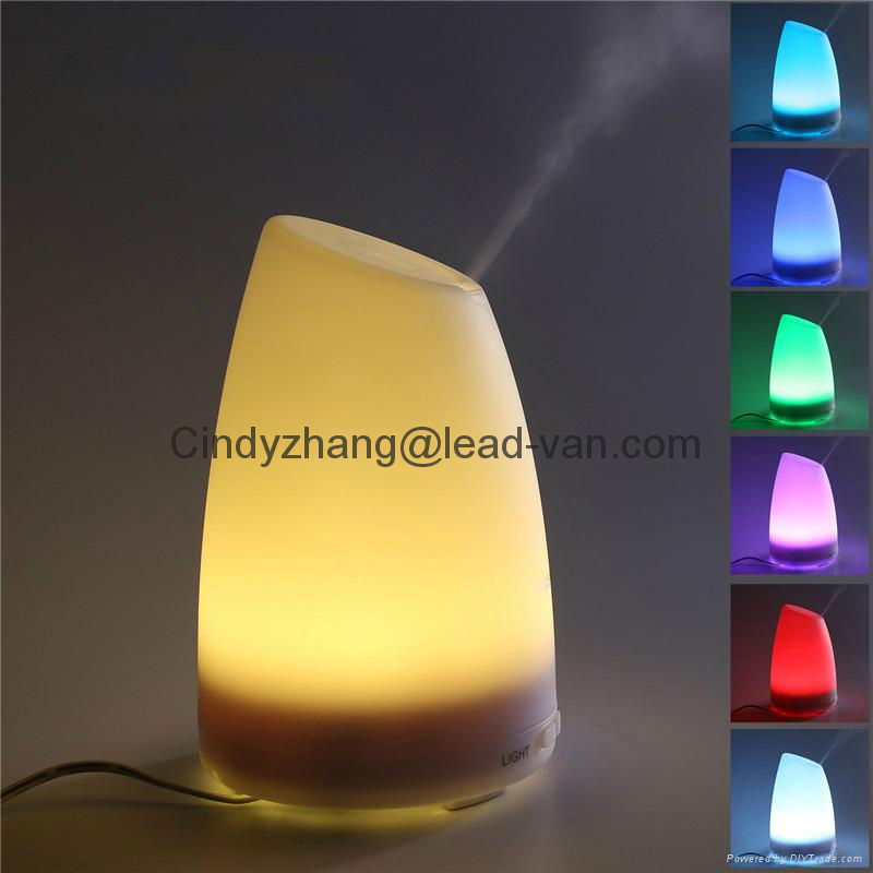 7 Colors Changing LED Light Ultrasonic Aroma Humidifier Essential Oil Diffuser 2