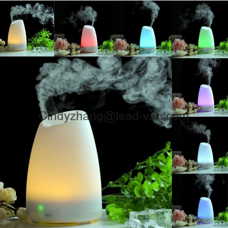 7 Colors Changing LED Light Ultrasonic Aroma Humidifier Essential Oil Diffuser 5