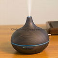 300ml Cool Mist Humidifier Dark Wood Ultrasonic Aroma Essential Oil Diffuser 2