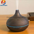 300ml Cool Mist Humidifier Dark Wood Ultrasonic Aroma Essential Oil Diffuser 4