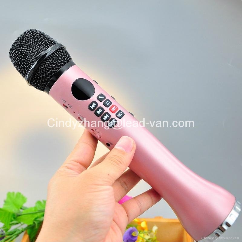 L-598 Karaoke Home KTV Wirless Bluetooth Speaker Microphone Speaker 