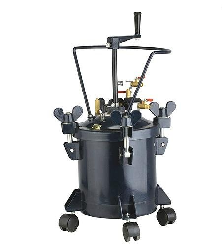 manual hand mixing pressure pot 10L /2.64 gallon with stainless steel inner