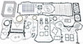 3804301-LOWER ENGINE GASKET KIT K38