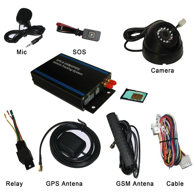 car GPS Tracker with Camera and fuel monitor for fleet management