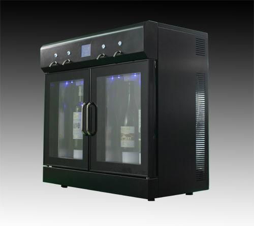 4 tap and 8 tap wine dispenser with IC card