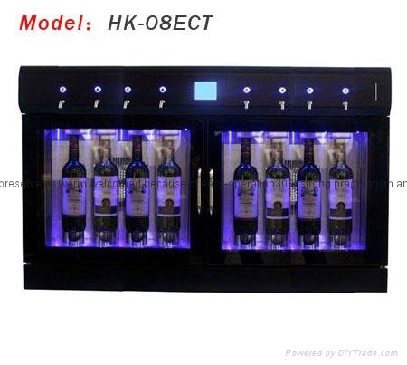 8 bottle wine dispenser with IC card 
