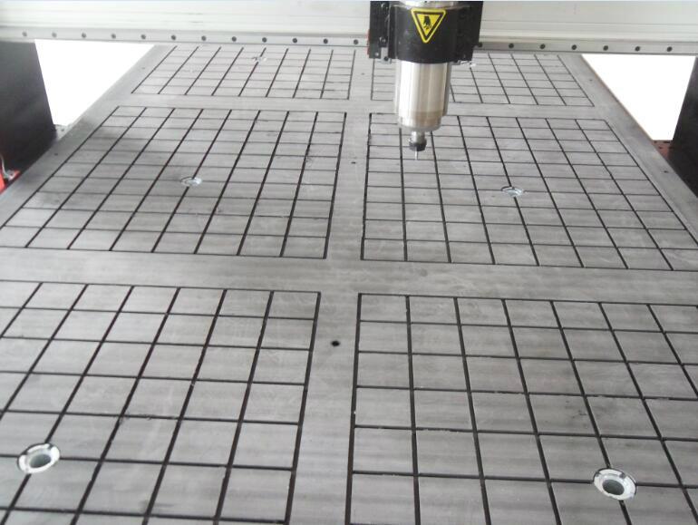  Two heads woodworking cnc router with vacuum table  5