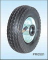 small semi rubber wheel 5 inch  5"*1.5 1