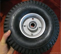 environment -friendly pneumatic rubber wheel 10*4.10/3.50-4