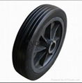 8 inch semi pneumatic rubber wheel for