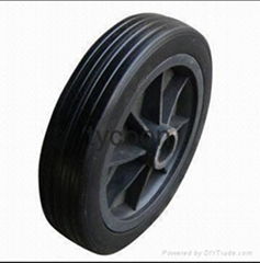 8 inch semi pneumatic rubber wheel for lawnmower lawn edger 