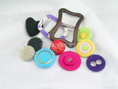 Golden ring for fabric cover button 