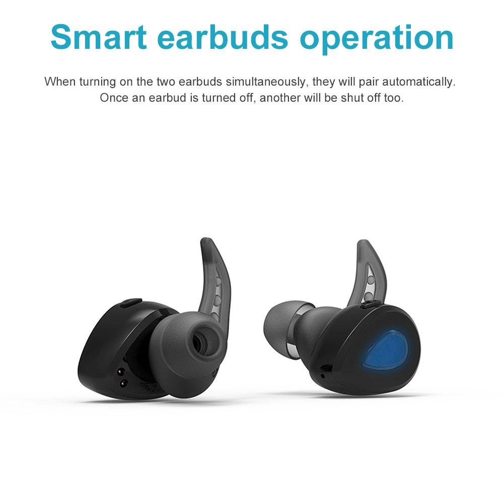 TWS Twins True Wireless Earbuds Wireless Earphones Bluetooth with Charging case 2