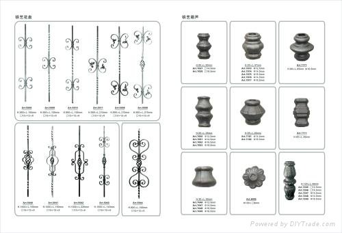 wrought & parts for gates - China -