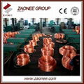 Copper rod continuous casting machine