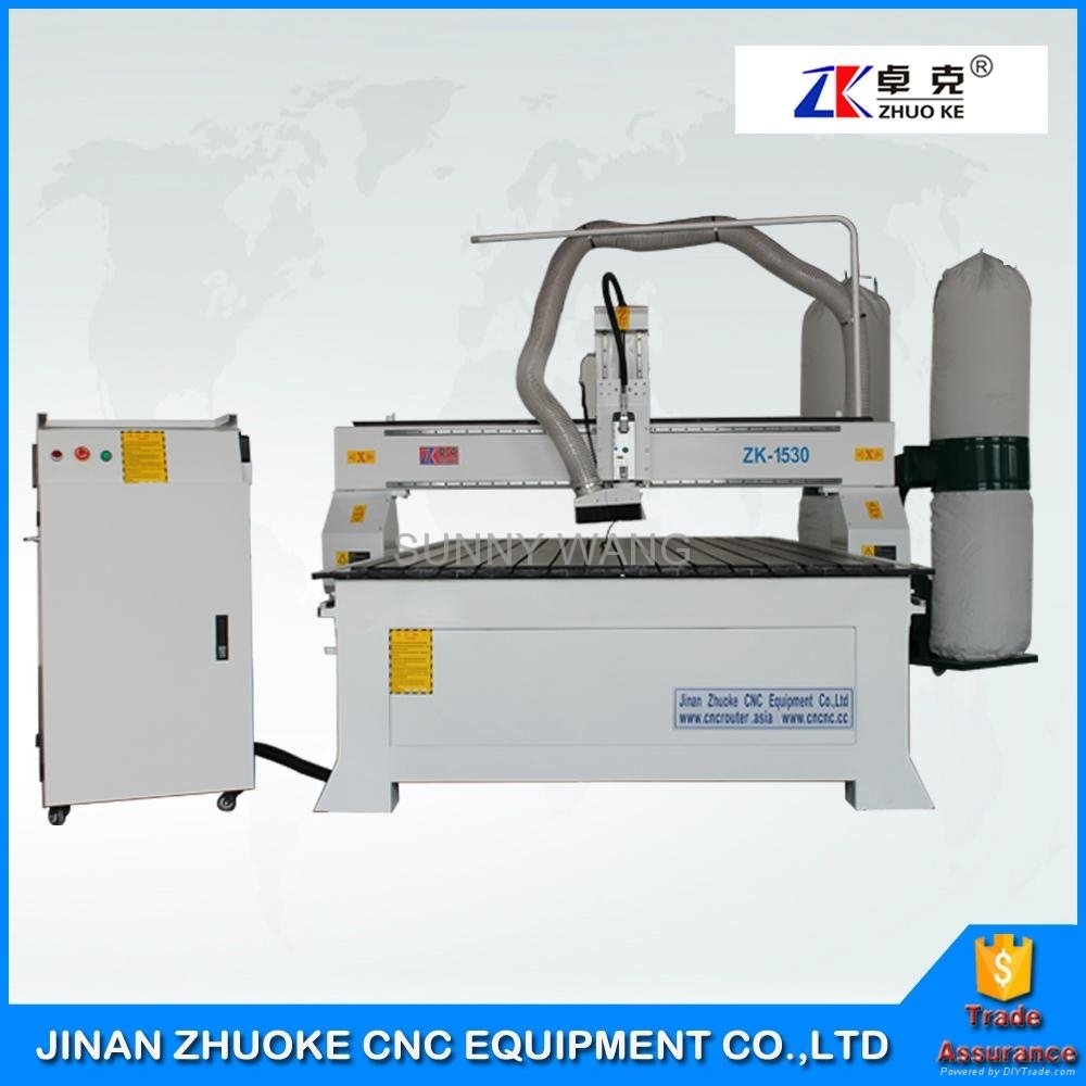 3.0Kw HSD Air Cooling Spindle Wood Door CNC Router 1530 With DSP Offline Control 2
