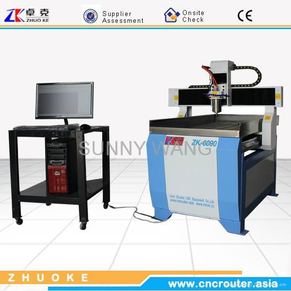 Split Type Small Advertising CNC Router Metal Engraving Machine 600*900mm With S 2