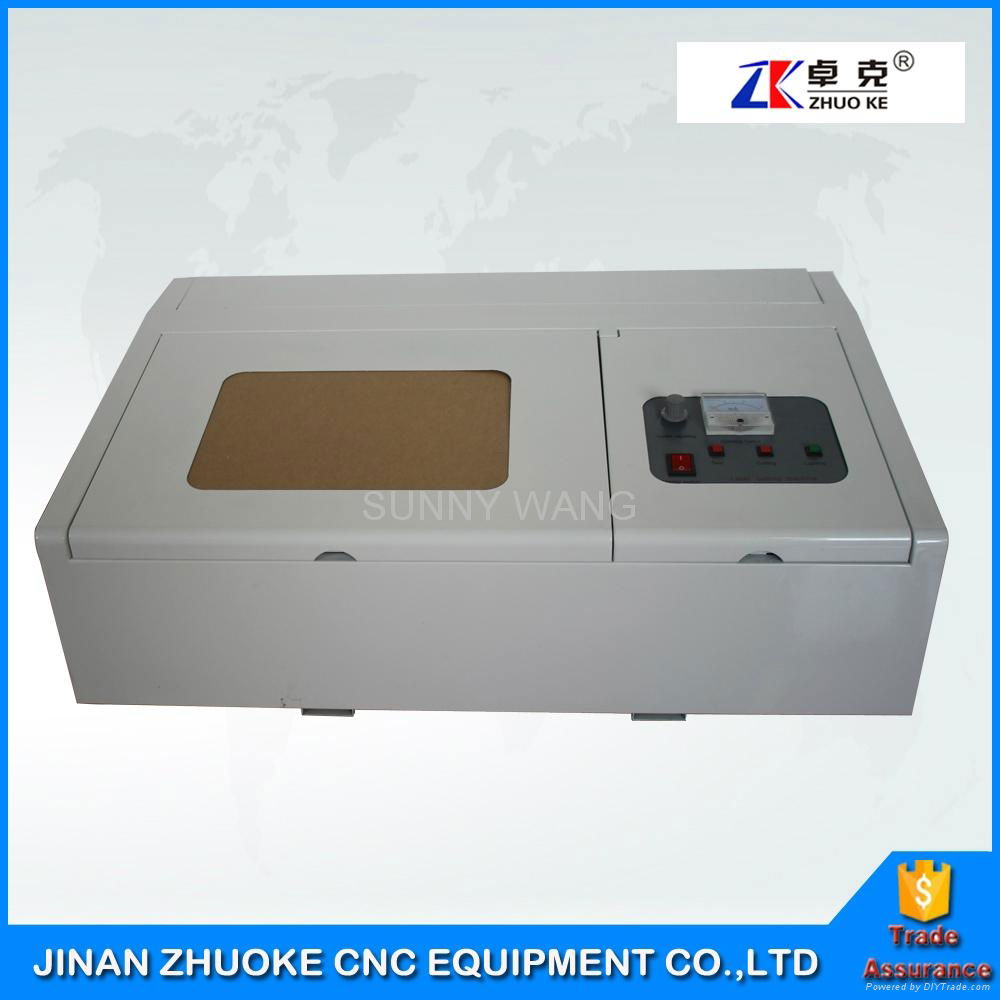 40W Mini Laser Cutter Mini Laser Engraving Cutting Machine 250*250mm With Honey 