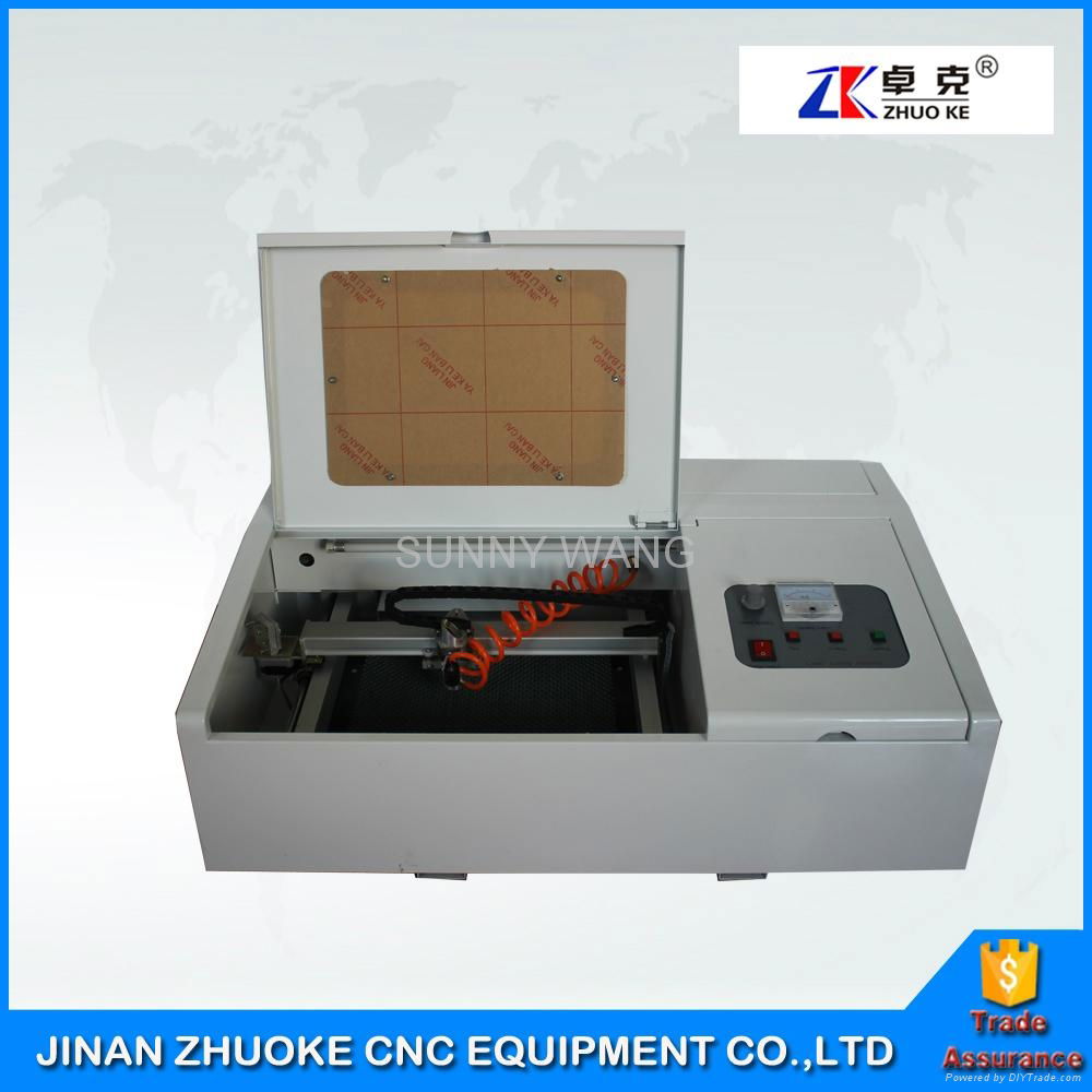 40W Mini Laser Cutter Mini Laser Engraving Cutting Machine 250*250mm With Honey  2