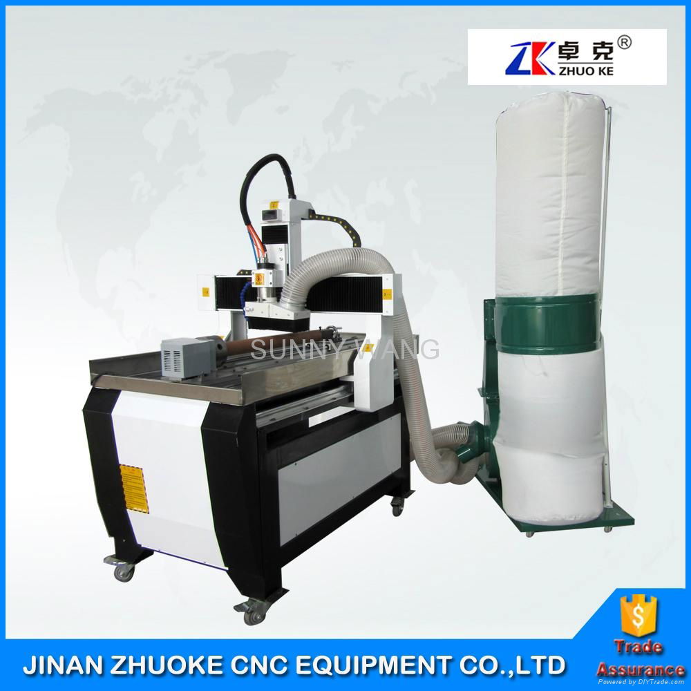 Small CNC Router 6090 4 Axis CNC Engraver 600*900mm With 200mm Z Axis Mach3 4 Ax 2