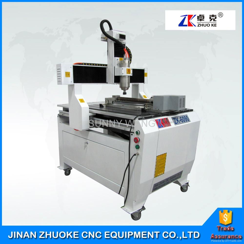 Small CNC Milling Machine CNC Router 6090 With 4 Axis Mach3 Control System 600*9 3