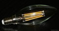 COB COG COW light C35 B35 lamp E12 E14 2W 4W LED filament candle bulb  2