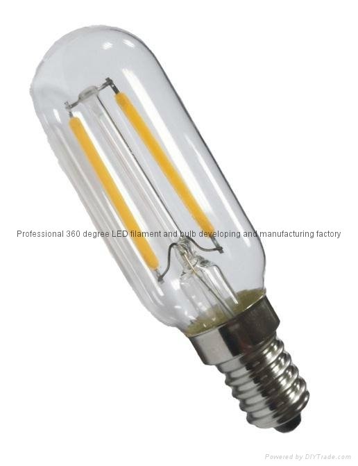 edison bulb, high quality tubular led filament bulb T30 2-6W E27 2